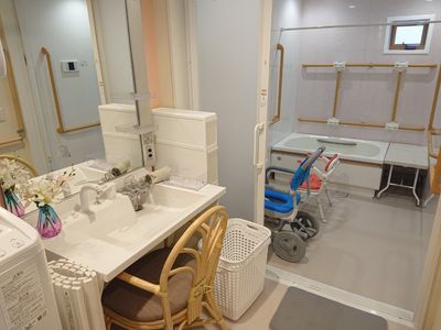 介護用洗面浴室設備