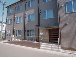 温もりのあるエントランス