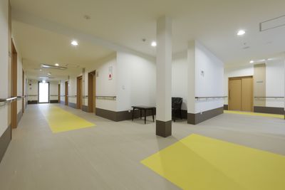 清潔感のある通路