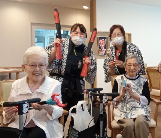 リビングでの交流