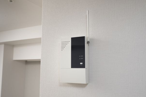 通報装置のある壁