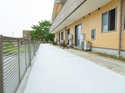 ゆったり過ごせるテラス
