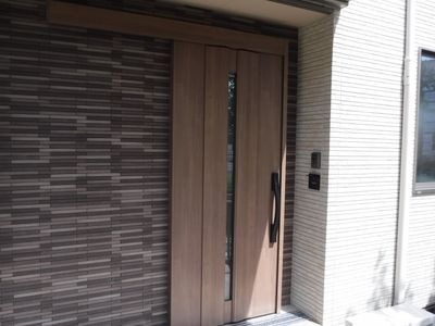 お洒落なエントランス