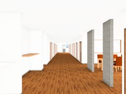 廊下の明るいイメージ