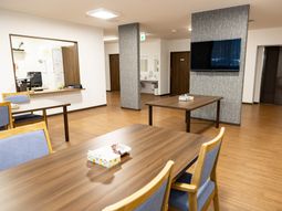 共用エリアの明るい空間