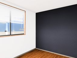明るい空と窓の部屋