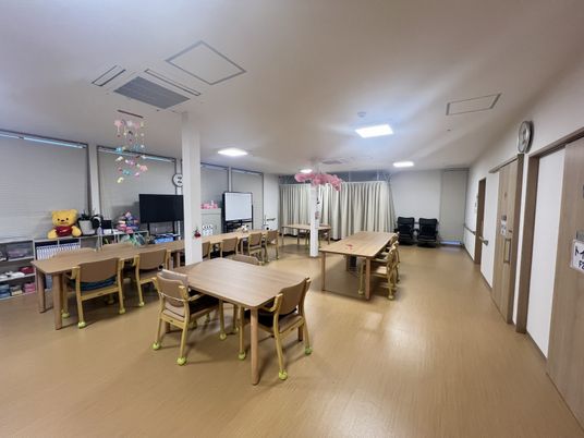 ゆったりとした共用スペース