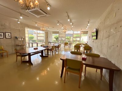 ゆったり過ごせる食堂