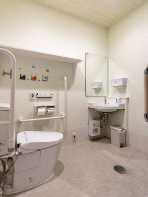 清潔なトイレ施設
