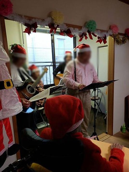 歌の演奏を楽しむ部屋