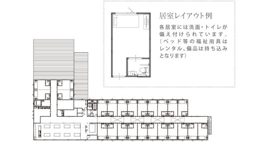 居室のレイアウト図