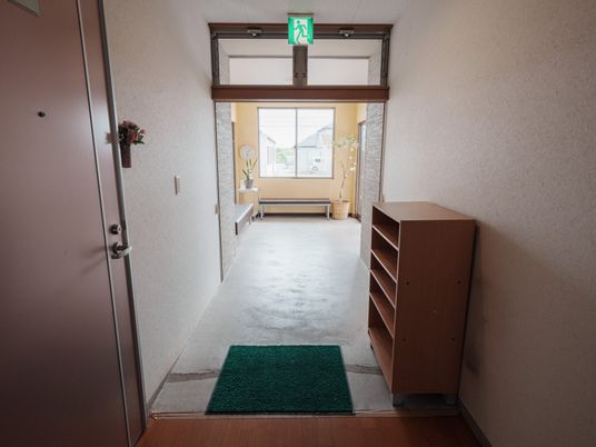 明るい廊下