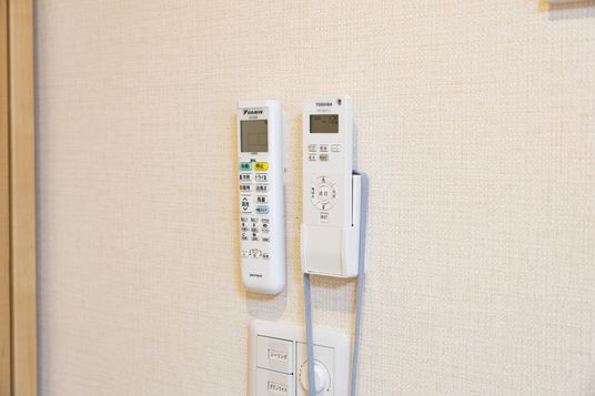 温度調整のリモコン