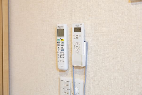 温度調整のリモコン