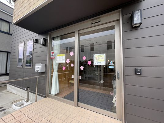 明るいエントランス
