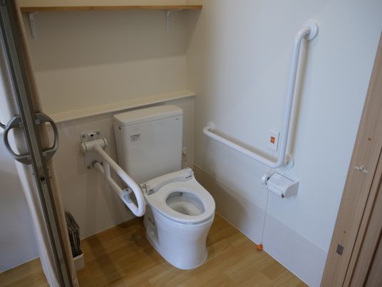 サポート用トイレレバー付