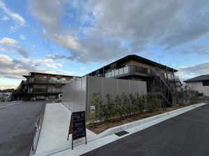 新しい施設の外観