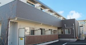 きれいな施設の外観
