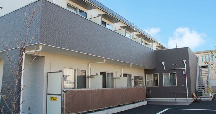 きれいな施設の外観