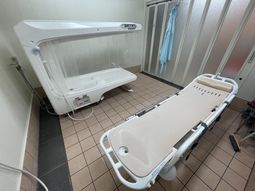 洗練された浴室設備