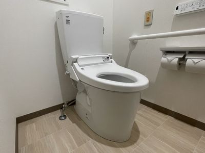 安全な構造のトイレ