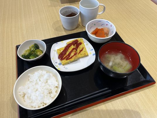 栄養バランスの取れた食事例