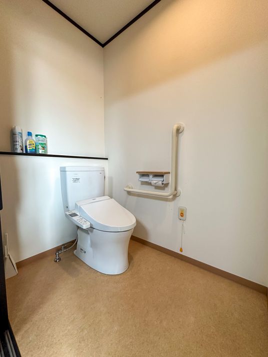 便利な設備のトイレ