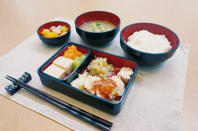 和風のバランスの良い食事