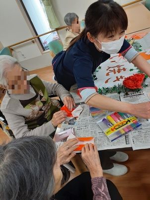 多目的室での楽しい時間