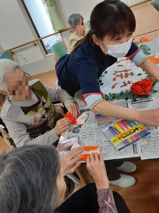 多目的室での楽しい時間