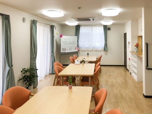 明るい食堂
