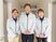スタッフ3人の廊下  