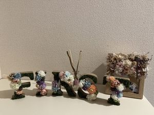 花飾りの手作り作品