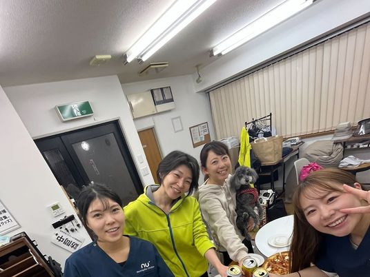 スタッフが集う休憩室  