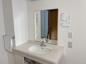 洗面所の静かな様子