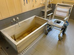 安全な浴室設備