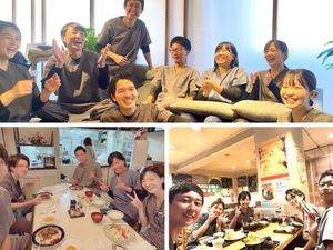 スタッフの集合リビング  