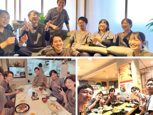 スタッフの集合リビング  