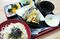 彩り豊かな食事の食器