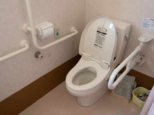 支援バー付きトイレ