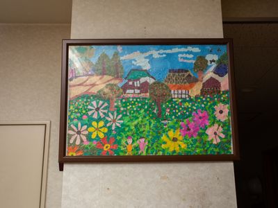 カラフルな壁掛けアート
