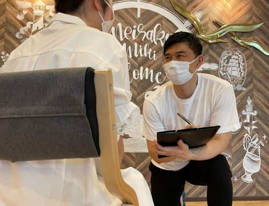 対面でのスタッフ対応