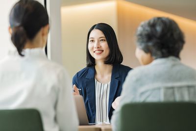 面談中の様子