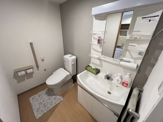 快適な洗面・トイレ空間