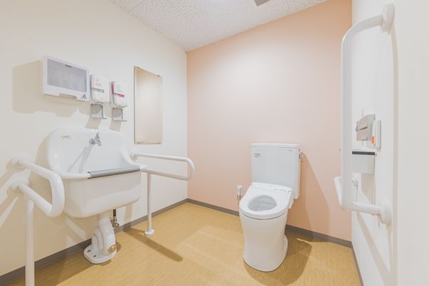 清潔感あるトイレ設備