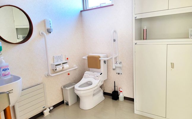快適な設備のトイレ