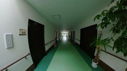 清潔感のある廊下の様子