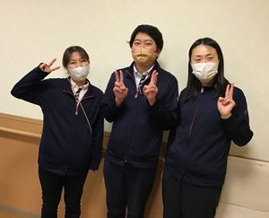 元気なスタッフの姿
