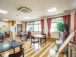 明るい共用スペース