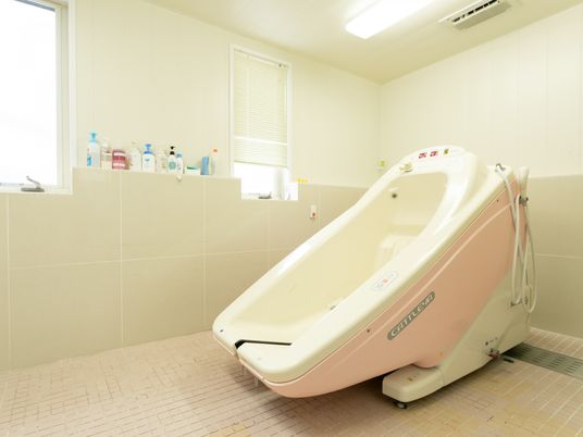 清潔な浴室エリア